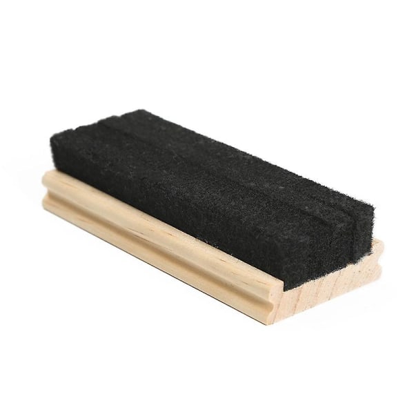 Trä svart filt suddgummi DIY rengöring krita suddgummi 2 st