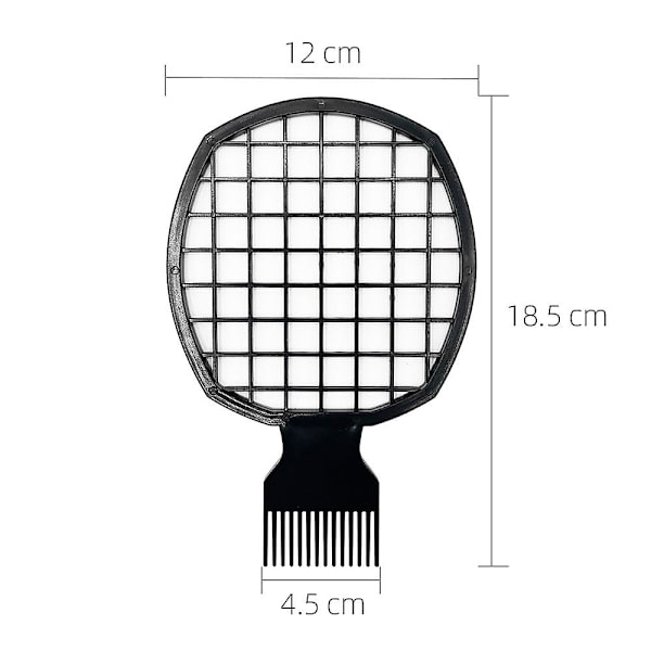 2 st Twist Combs, Hår Svamp Borste Uppgraderad Twist Kam, Bättre Än Hår Svamp För Män Kvinnor Lockar(svart)