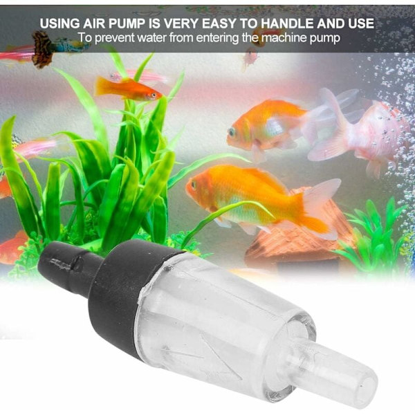 Akvarietilbehør 20 stk. Luftpumpe Kontrolventil, Kontrolventil, Akvarium Tilbehør Tilbehør PVC Envejs Kontrolventil til