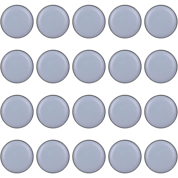 19mm Patin Chair, 20 stycken möbelfötter, möbeltofflor, hemmakontorsmöbler stolskridskor