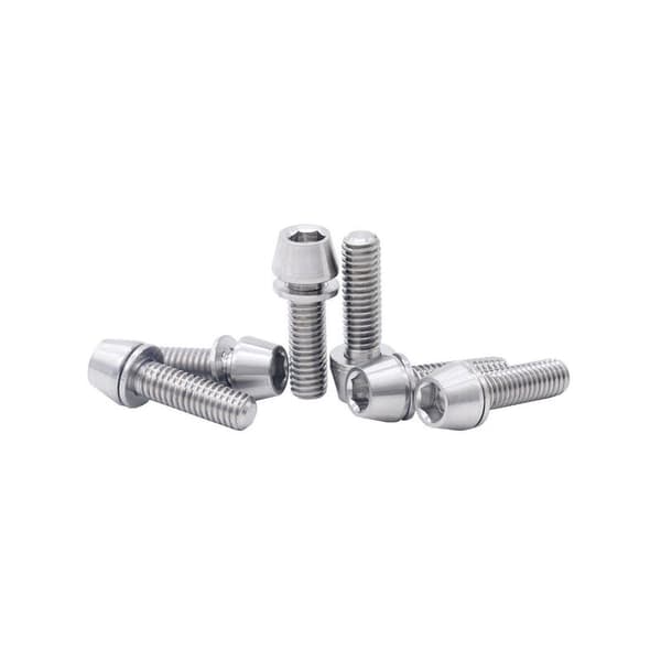 6 st Hexagon Socket Head Screws Pan Head Screws MTB Road Bike M6x20mm