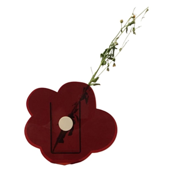 Färgglad akrylvas transparent blomsterarrangemang prydnader mode konst (båge)