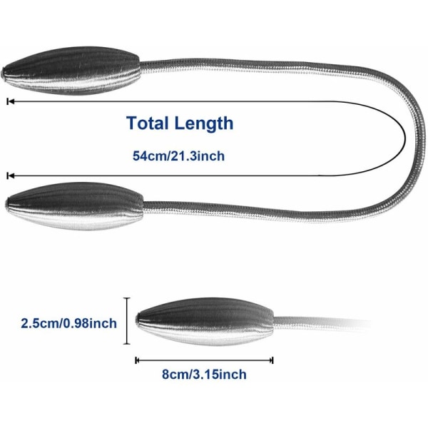 Stykke DIY Twist Curtain Tiebacks Clips Kreativt dekorativt vinduesdrapering Twist Tiebacks Gardiner Holdback (grå)