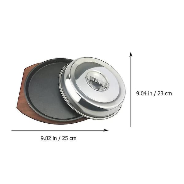 1 set Rund Tallrik Med Lock