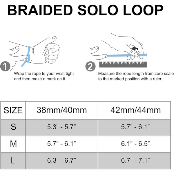 2-pack flätade Solo Loop sportband kompatibla med Apple Watch-band 42 mm 44 mm 45 mm Mjukt elastiskt armband för kvinnor och män Elastiskt band Kompatibelt med Iwa