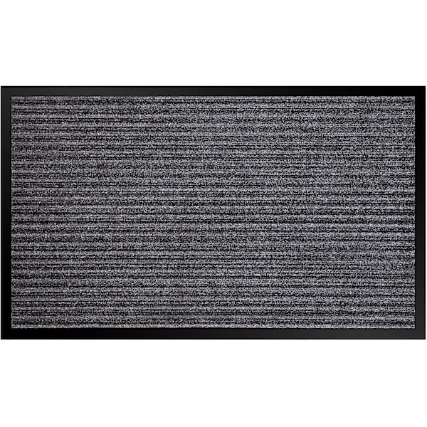 Smutsfångarmatta Dörrmatta Lämplig för inomhus- och utomhusbruk Tvättbar Grå 50 X 80 cm