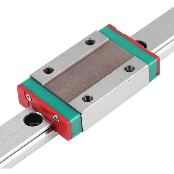 Lineær skinneguide 250 mm, Walfront glidende lineær guide med vognblok til DIY 3D-printer og CNC-maskine (250 mm)