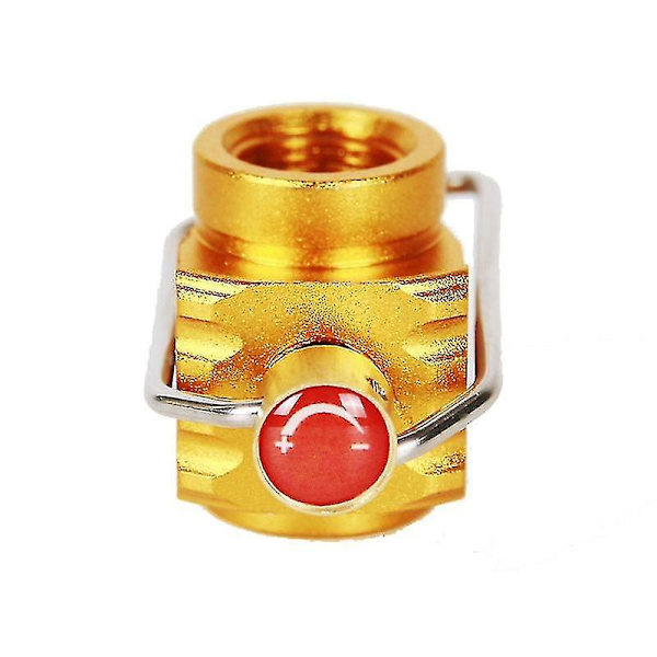Camping Gas Saver Plus Gas Converter Shifter Refill Flat Tank Conversion Adapter Camping Gas Adapter Valve, guld
