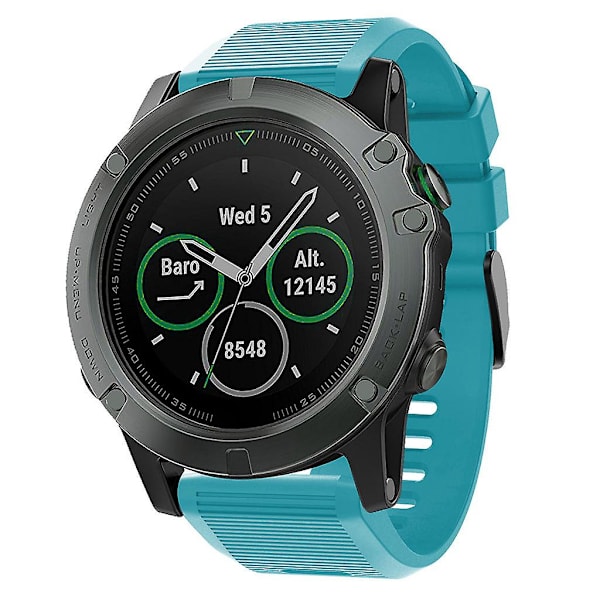För Garmin Garmin 5x/5x Plus/fenix 3/3 Hr Tpu Remband SpänneLjusblå