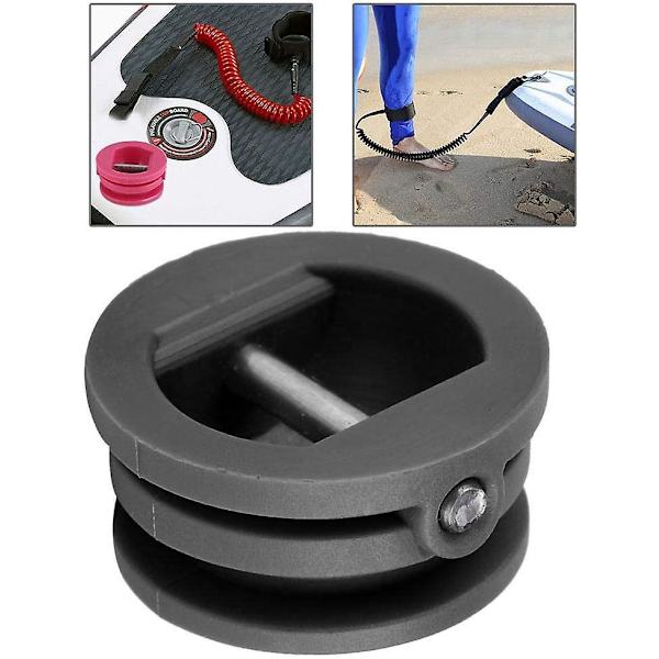 5 st 2,5 cm Surf Surfboard Leash Benrem Stopper för Surfboard Kajak Tillbehör Utrustning Vit