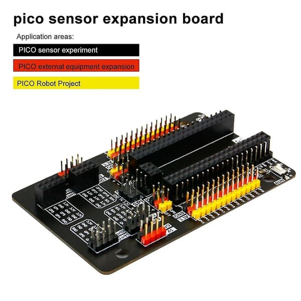För Pico Gpio Sensor Expansionskort Flera Funktionella Gränssnitt Pi Pico Gpio Sensorbas
