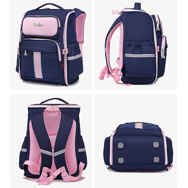 Folkeskoleelevers belastningsreducerende rygsøjle skoletaske børns rygsæk