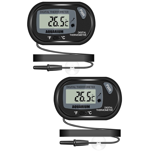 LCD-termometer med digital display för reptilinkubator