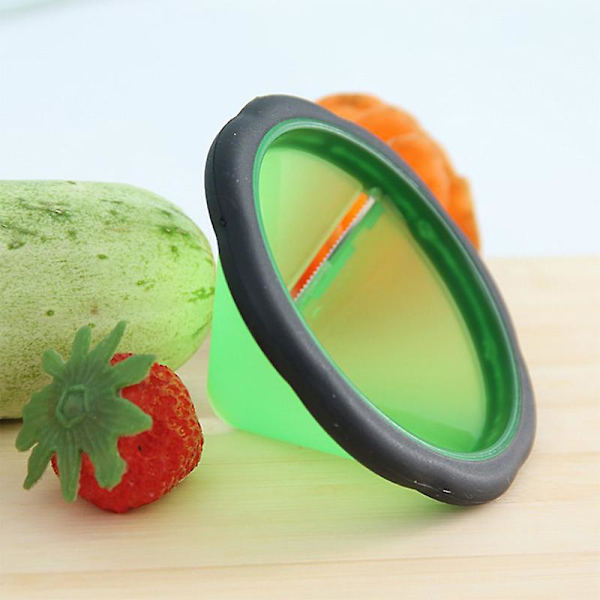 Grön-1pc Frukt Grönsak Morot Gurka Spiral Slicer Kök Slöjd Skärverktyg Grönsaksrulle Blomskärare Strimlare Slumpmässig Färg