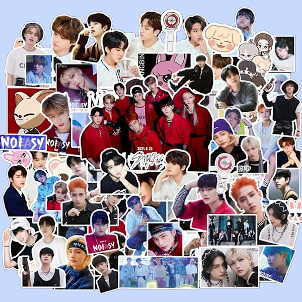 Stray Kids Tarrat 100kpl Stray Kids Noeasy Album Vedenkestäviä Tarroja Tarrat Kannettavalle Vedenpulloille Rullalaudalle Kitaralle Matkalaukulle Lahja Fa