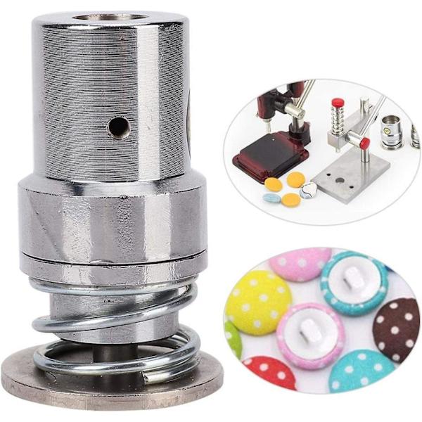 1 st Klädöverdrag Knapp Rund Brödform Pressverktyg Lämplig för Handpressmaskin DIY (16l)
