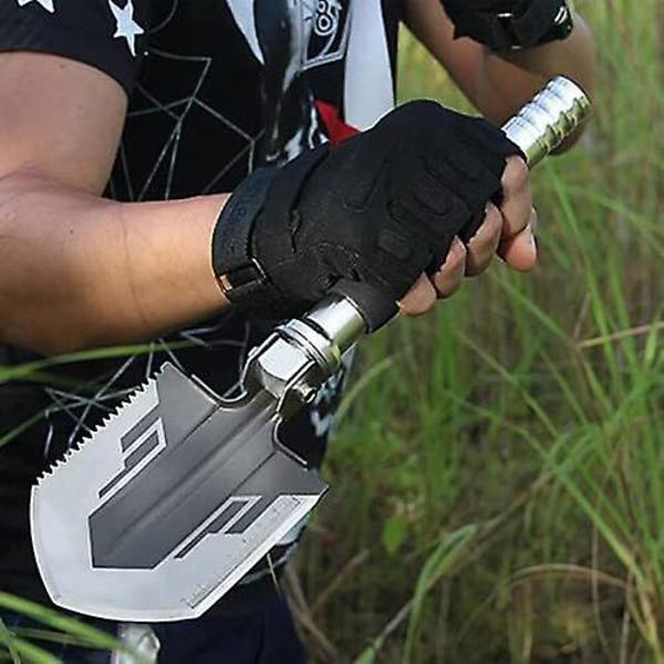 Militär bärbar hopfällbar spade, campingspade