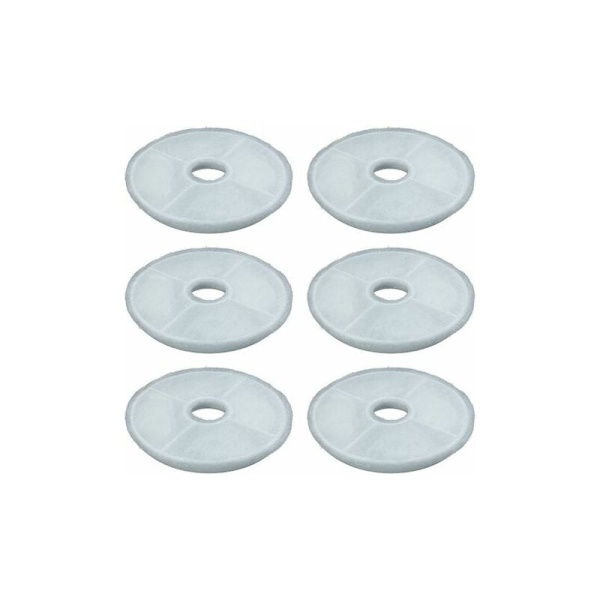 Dammsugartillbehör filter kompatibla med Catit Design Senses och Catit blomsterfontäner, 6-pack.