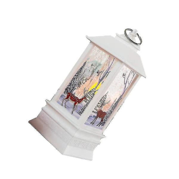 Julelykt Lampe Nattlys Snømann Dekorasjon Skrivebordspynt