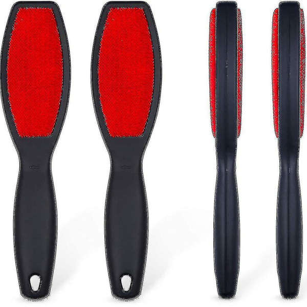 Dubbelsidig ludd borste, återanvändbar ludd remover, ta bort husdjurshår, ludd, damm från kläder, sängkläder, möbler, mattor (2-pack)-1