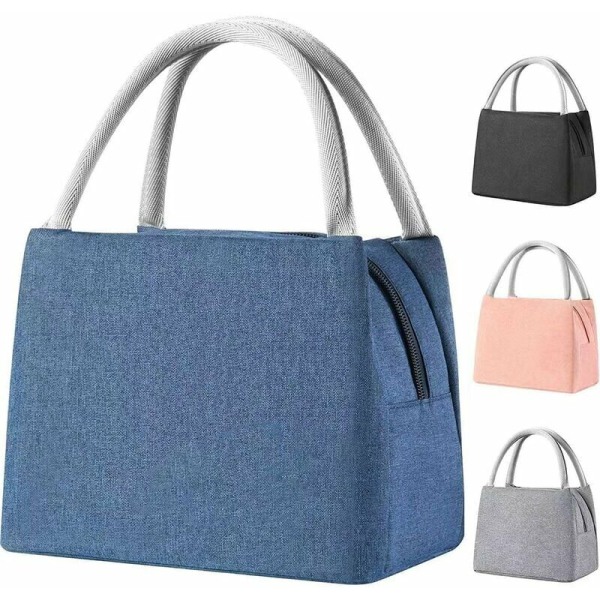 Lunchtasche, Lunchtasche, Picknicktasche, Thermotasche, Isoliertasche (5,5 l, Blau)