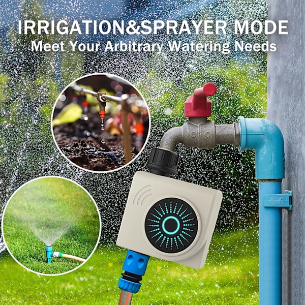 Bluetooth WIFI Vattentimer, Trädgård Smart Sprinkler Timer