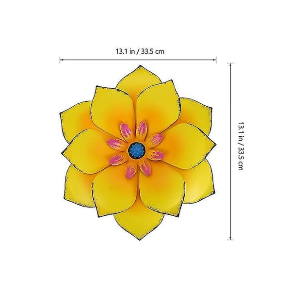 1 st Järn Blomväggdekor