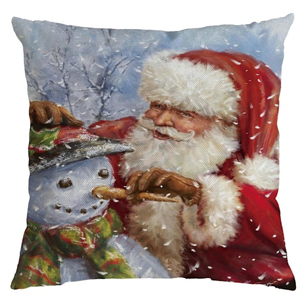 Snygg Heminredning Jul Linne Kuddfodral Soffa Midjekudde Fodral