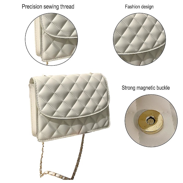 Liten handväska - Crossbody-väska för kvinnor - Kedjekopplingsväska för kvinnorOrange