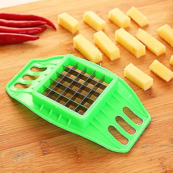 Potatischipsare, Rostfritt stål / Plastchipsklippare för hem 3 st