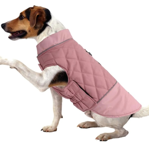 Hundkläder för utomhusbruk Vattentäta förtjockade kläder Vadderade bomullskläderxl