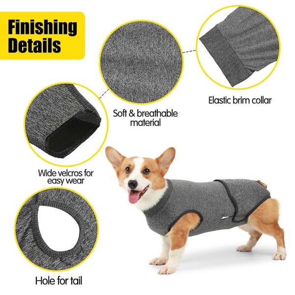Fleece Hundkappa Husdjur Jacka Reflekterande För Kallt Väder För Extra Stora Till Små HusdjurXLgary