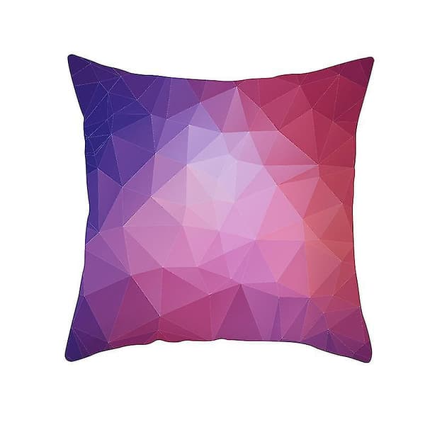 Geometrisk Tryckt Polyester Kvadratisk Kuddfodral Soffa Kastkudde Överdrag Heminredning