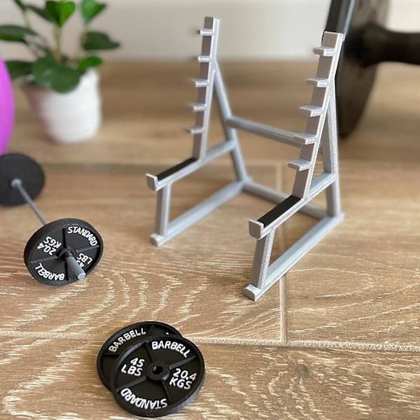 Mini Squat Storage Rack Black
