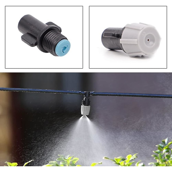 Sprinklermunstycke för atomisering, 20 st atomiseringsbevattning spruta Trädgårdsbevattningssystem
