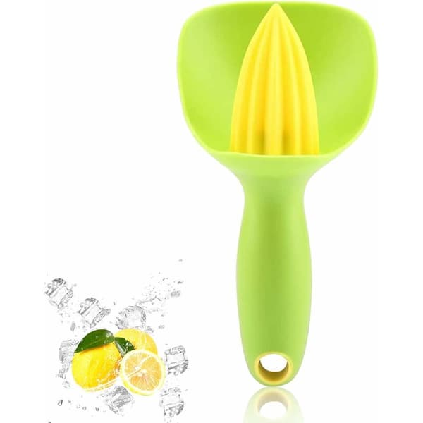 Manuel citronpresser, ergonomisk mini citronpresser, køkkenudstyr til hjemmet, manuel citronpresser (grøn)