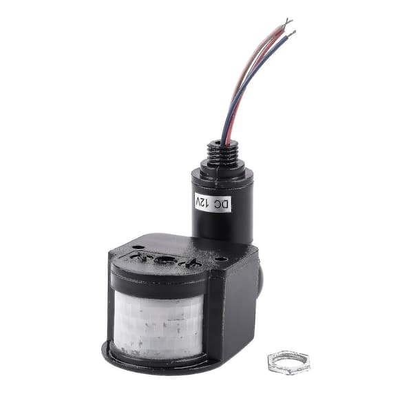 Utomhus 12v DC rörelsesensorbrytare - kompatibel LED-lampa