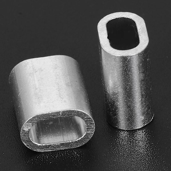 10 st 3mm Aluminiumlegering Trådrep Ferrules