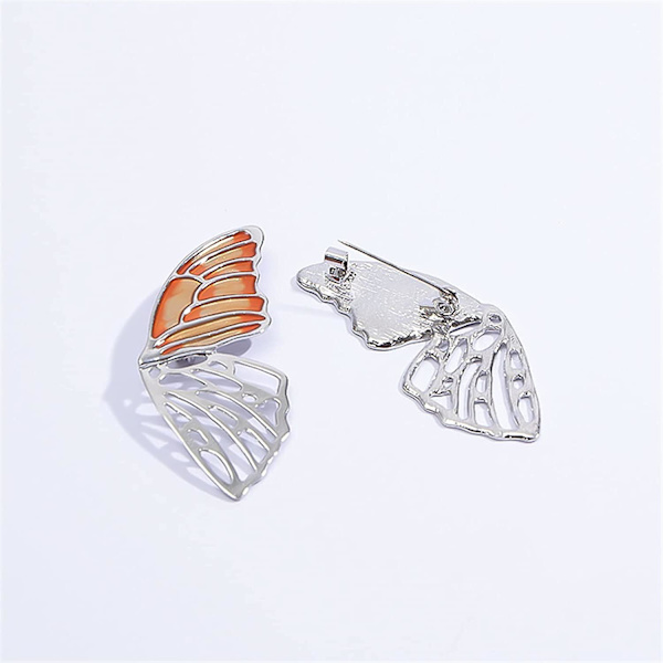 Fjärilsbrosch Stift Chic Romantisk Elegant Rhinestone Kristall Insekt Brosch Stift Kvinnor Corsage Sjal Sjal Kläder Tillbehör Bröllop Fest B