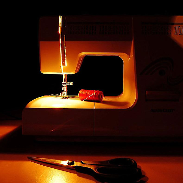 Amazing Power Symaskin Light Led Flexibel Svanhals Arbetslampa Med Magnetisk Montering Bas För Arbetsbänk Svarv Borrpress