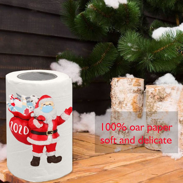 1-pack Julpynt Presentpapper Jultomten 1 Rulle 500 Julpapper
