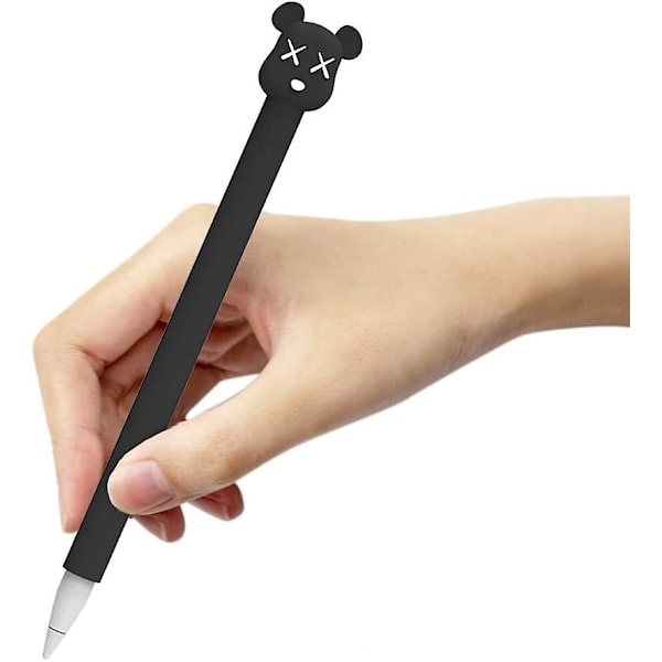 Love Mei Silikonfodral för Apple Pencil 1:a generationen - Skyddande Skal, Nibskydd, Halksäker, Mjuk Grepp, Söt Björndesign