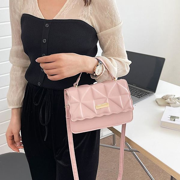 Crossbody Väskor Plånböcker Kedja Axelväska För Dam Clutch Handväska rosa