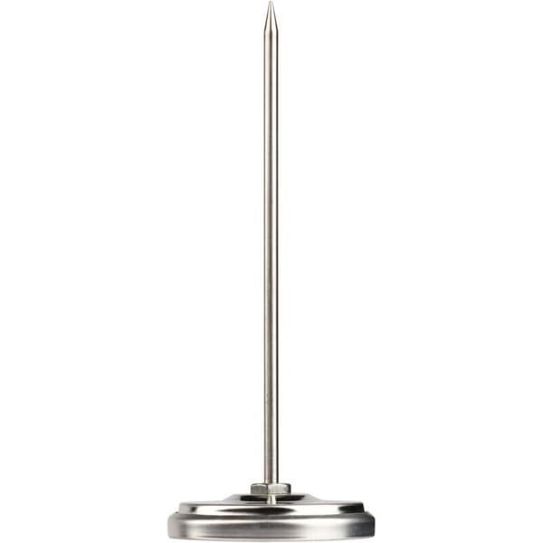 Köttermometer, med symboler för enkel avläsning, rostfritt stål, silver (1 st)
