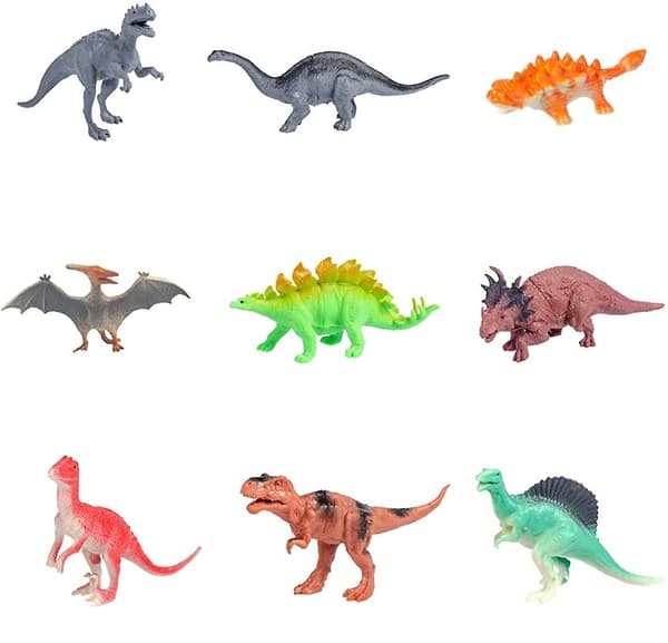 Dinosaurleksaker realistisk dinosauriedocka pedagogisk version (20 delar)