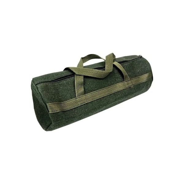 Raskaan sarjan kotitaloustyökalupussi paksu kangaskassi säilytyspussi kannettava työkalupussi sähkötyökalujen säilytyspussi moniputkinen laatikko 45x20cm