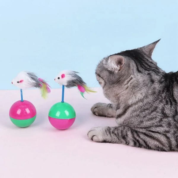 Delar katt leksak Tommouse, leksakskopp för katter, interaktiv leksak för katter, leksak för kattmus, interaktiv leksak för katter, leksak katt intelligensleksak