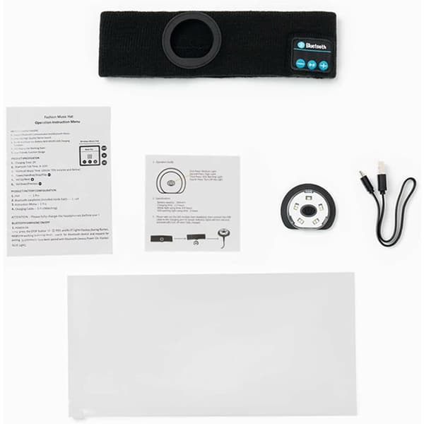 Säädettävä Bluetooth-urheilupanta LED-valolla