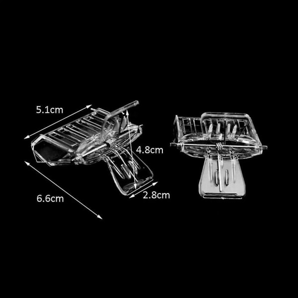 4-delat set Plast Clear Bee Extra Large Catcher Queen Bee Cage Chasing Clip