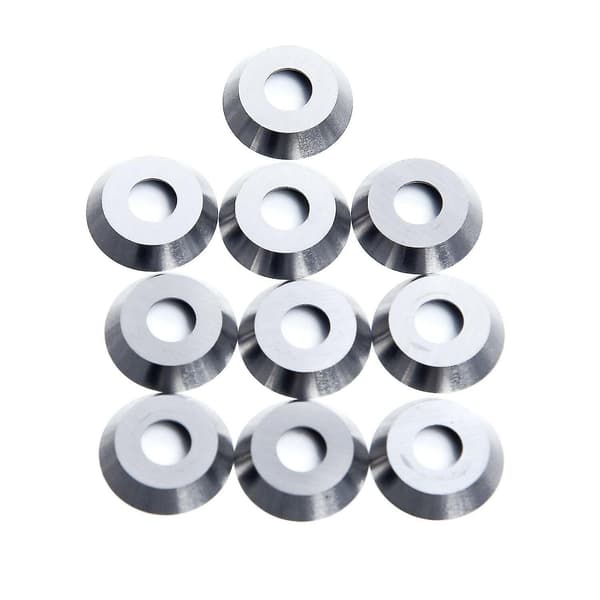 10 st Diameter 12 mm Rund Karbidskär Insert Passar För Ci3 Träbearbetning